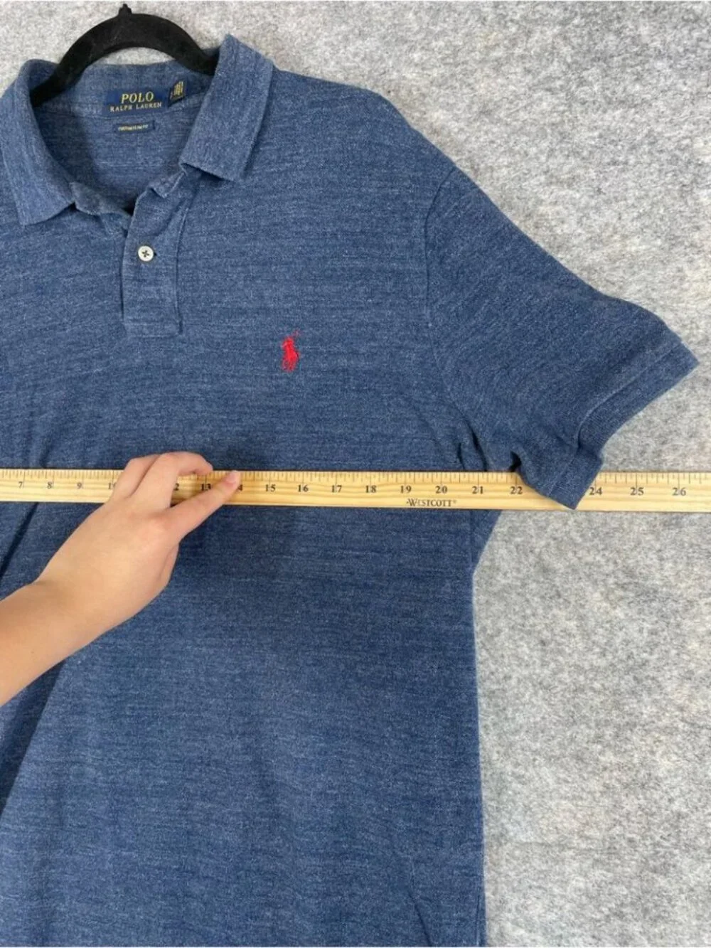 Polo Ralph Lauren Custom Slim Fit Polo Shirt Blue XL Classic Casual Golf